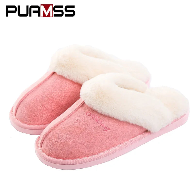 Women Winter Warm Ful Slippers Women Slippers Sheep Lovers Home Slippers Indoor Plush Size House Shoes Woman Wholesale
