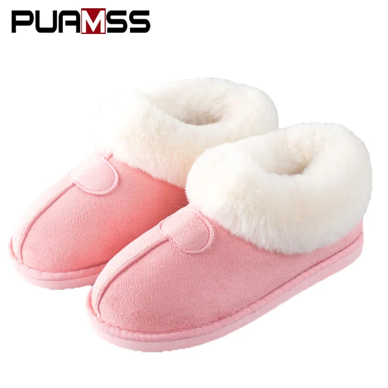 Women Winter Warm Ful Slippers Women Slippers Sheep Lovers Home Slippers Indoor Plush Size House Shoes Woman Wholesale