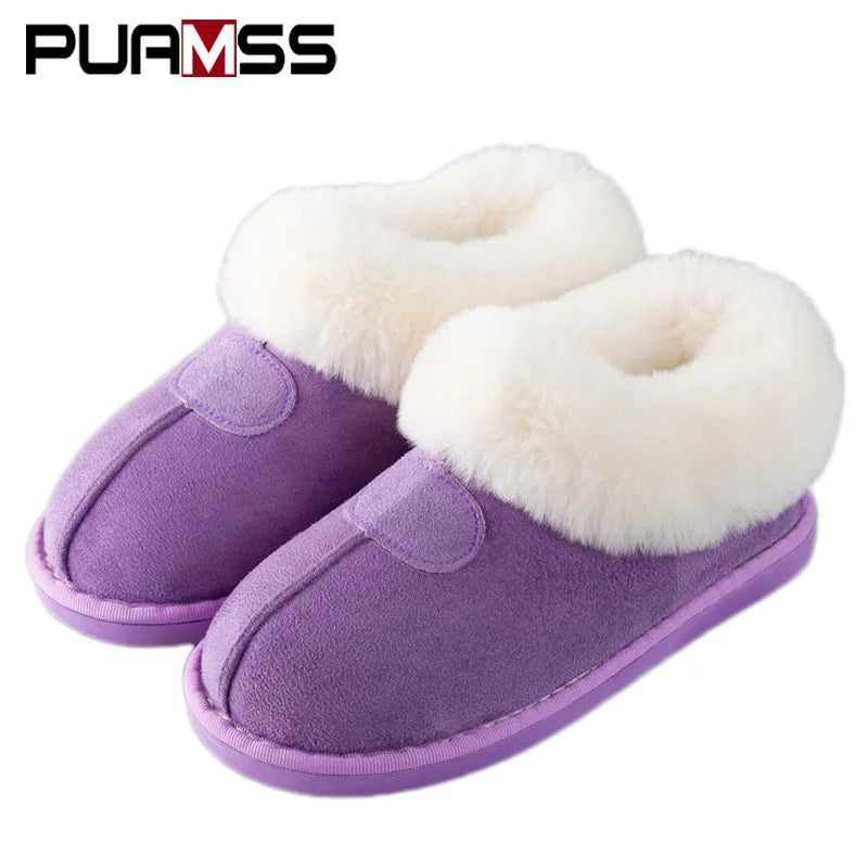 Women Winter Warm Ful Slippers Women Slippers Sheep Lovers Home Slippers Indoor Plush Size House Shoes Woman Wholesale