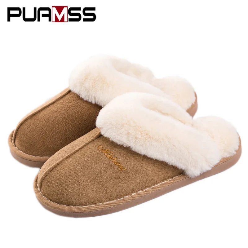Women Winter Warm Ful Slippers Women Slippers Sheep Lovers Home Slippers Indoor Plush Size House Shoes Woman Wholesale